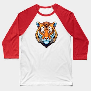 Geometric Tiger Baseball T-Shirt